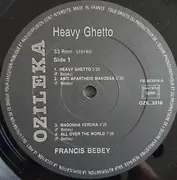 LP - Francis Bebey - Heavy Ghetto, Anti Apartheid Makossa
