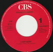 7inch Vinyl Single - Francis Cabrel - C'est Écrit