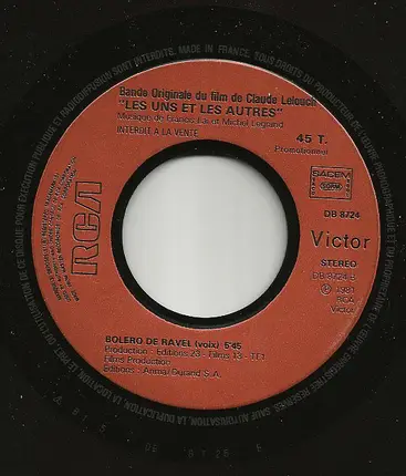 Francis Lai Et Michel Legrand - Les un et les autres