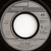 7inch Vinyl Single - Francis Lalanne - Toujours A L'air Libre