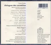 Double CD - Poulenc - Dialogues Des Carmélites - Slipcase + Booklet