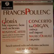 LP - Francis Poulenc - Gloria / Concerto For Organ, Strings And Timpani - Semi Circle