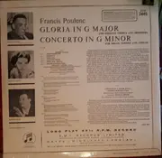 LP - Francis Poulenc - Gloria / Concerto For Organ, Strings And Timpani - Semi Circle