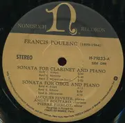 LP - Francis Poulenc - Poulenc: Sonata For Clarinet And Piano / Sonata For Oboe And Piano / Aubade - Still sealed