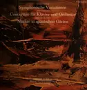 LP - Franck / J.Francaix / de Falla - Symph Variationen / Cencertino für Klavier und Orch / Nächte in spanischen Gärten - Blue Label