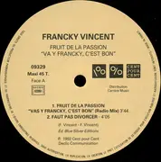 12inch Vinyl Single - Francky Vincent - Fruit De La Passion (Dance Mix)