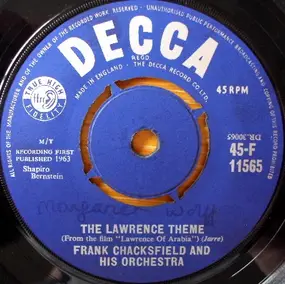 Frank Chacksfield - The Lawrence Theme (From The Film 'Lawrence Of Arabia')