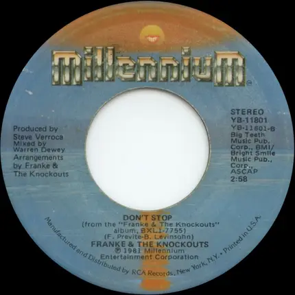 Franke & The Knockouts - Sweetheart