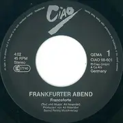 7inch Vinyl Single - Frankfurter Abend - Francoforte