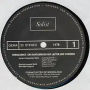 LP - Frankfurter Gitarren Duo - Renaissance- Und Barockmusik Auf Lauten Und Gitarren