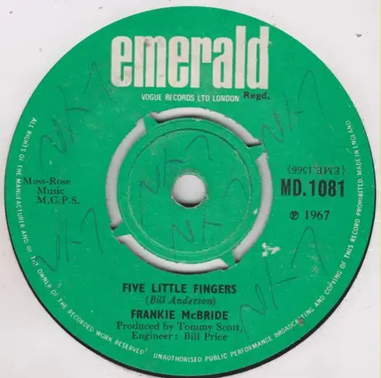 Frankie McBride - Five Little Fingers