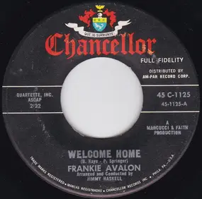 Frankie Avalon - Welcome Home / Dance the Bossa Nova