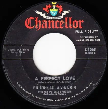 Frankie Avalon - The Puppet Song / A Perfect Love