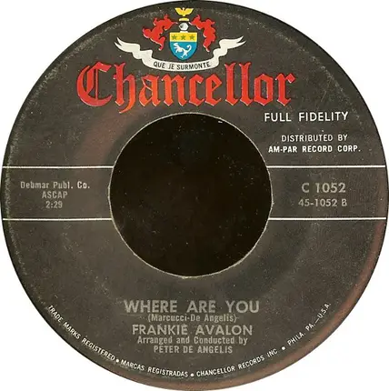 Frankie Avalon - Tuxedo Junction