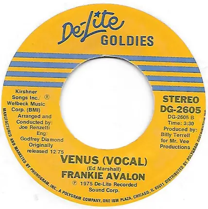 Frankie Avalon - Venus (Disco)