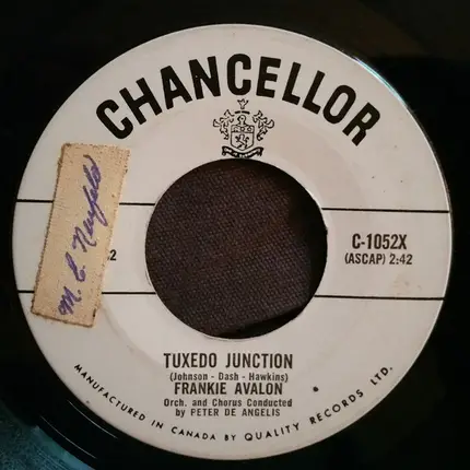 Frankie Avalon - Where Are You / Tuxedo Junction