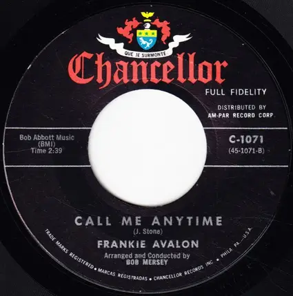 Frankie Avalon - All Of Everything