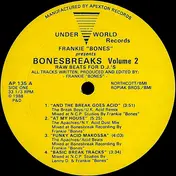 Frankie Bones - Volume 2 - Raw Beats For D.J.'s