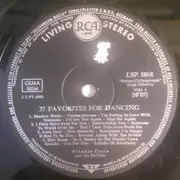 LP - Frankie Carle And His Rhythm - 37 Favorites For Dancing