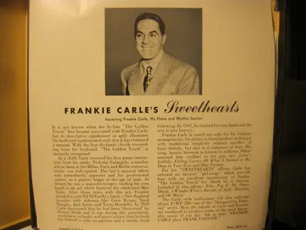 Frankie Carle - Frankie Carle's Sweethearts