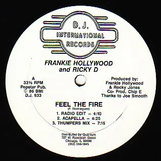 Frankie 'Hollywood' Rodriguez And Ricky Dillard - Feel The Fire
