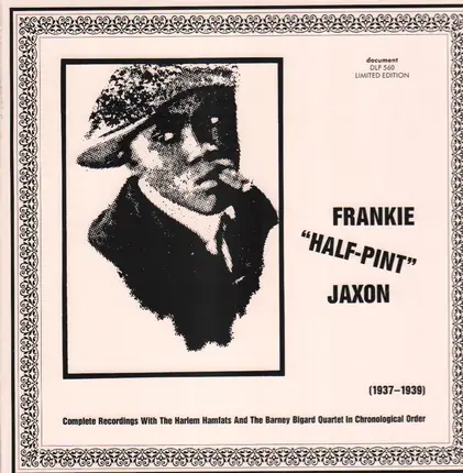 Frankie Jaxon - (1937-1939) - Complete Recorings With The Harlem Hamfats And The Barney Bigard Quartet In Chronolgi