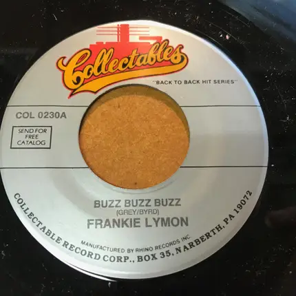 Frankie Lymon - Buzz Buzz Buzz / I'm Not Too Young To Dream