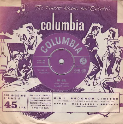 Frankie Lymon - My Girl / So Goes My Love