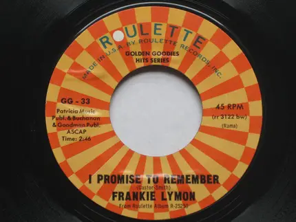 Frankie Lymon - ABC's Of Love / I Promise To Remember