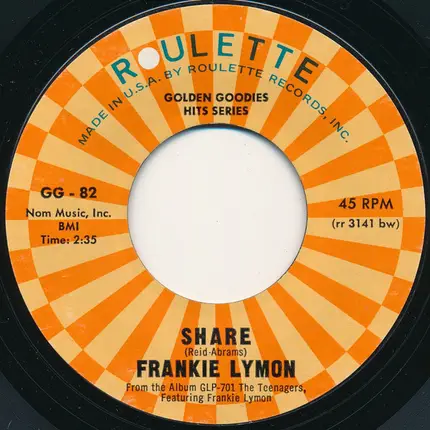 Frankie Lymon - I'm Not Too Young To Dream
