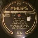 Schellack - Frankie Laine , Paul Weston And His Orchestra , Carl Fischer - Granada / Answer Me