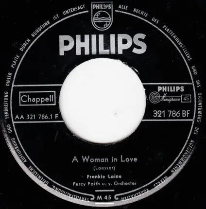 Frankie Laine - A Woman In Love
