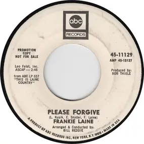 Frankie Laine - Please Forgive