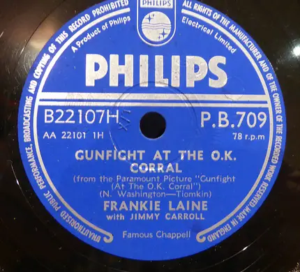 Frankie Laine With Jimmy Carroll - Gunfight At The O.K. Corral / The Thief