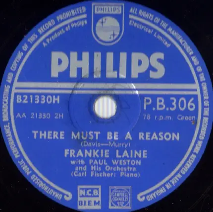 Frankie Laine With Paul Weston And His Orchestra - Some Day