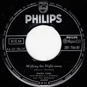 7inch Vinyl Single - Frankie Laine - A Woman In Love / Walking The Night Away - Mono