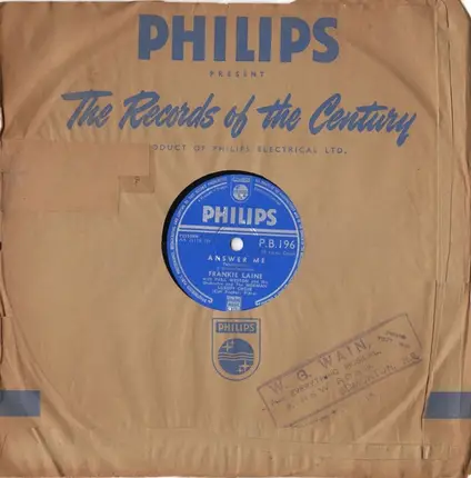 Frankie Laine - Answer Me
