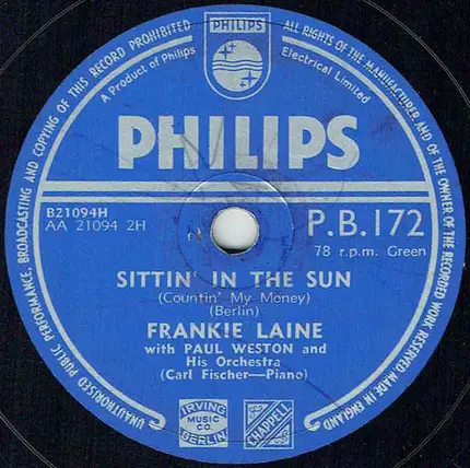 Frankie Laine - Hey Joe! / Sittin' In The Sun