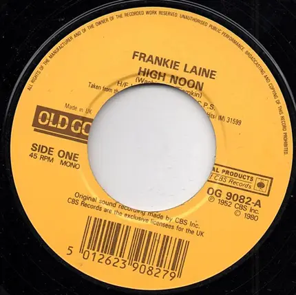 Frankie Laine - High Noon / Cool Water