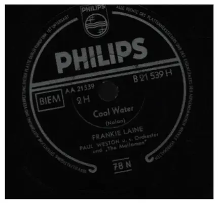 Frankie Laine - Strange Lady In Town / Cool Water