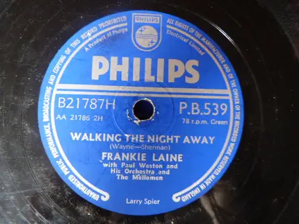 Frankie Laine - Sixteen Tons / Walking The Night Away