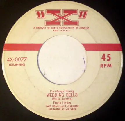 Frankie Lester And The Quartet - Tell It To Me Again / (I'm Always Hearing) Wedding Bells