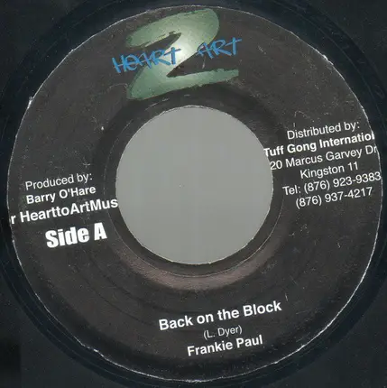 Frankie Paul - Back On The Block