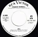 7inch Vinyl Single - Frankie Randall - All / Holly Golightly