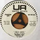 7inch Vinyl Single - Frankie Ray - This Love - Promo
