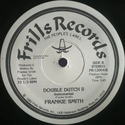 Frankie Smith - Double Dutch II