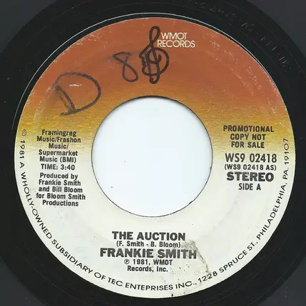 Frankie Smith - The Auction