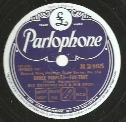 Frankie Trumbauer And His Orchestra / Bix Beiderbecke And His Gang - Trumbology / Goose Pimples