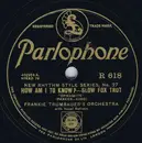 Schellack - Frankie Trumbauer And His Orchestra / Louis Armstrong And His Orchestra - How Am I To Know? / St. Louis Blues