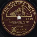 Schellack - Frankie Trumbauer And His Orchestra - Plantation Moods / Troubled